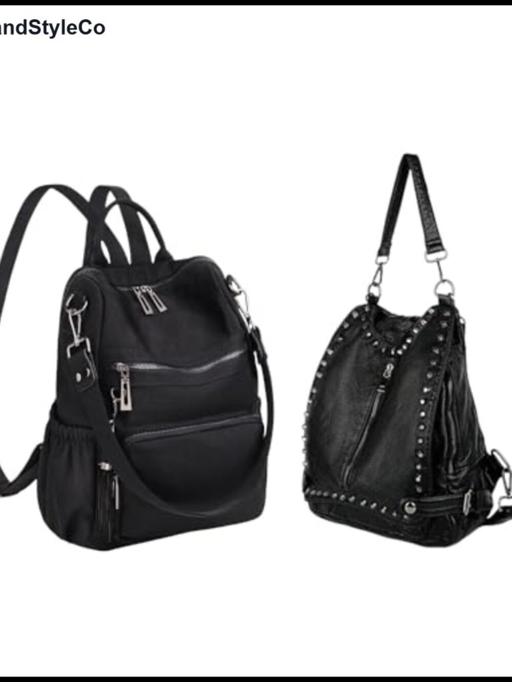 UTO PU Washed Leather Backpack Purse Anti-Theft Shoulder Bag